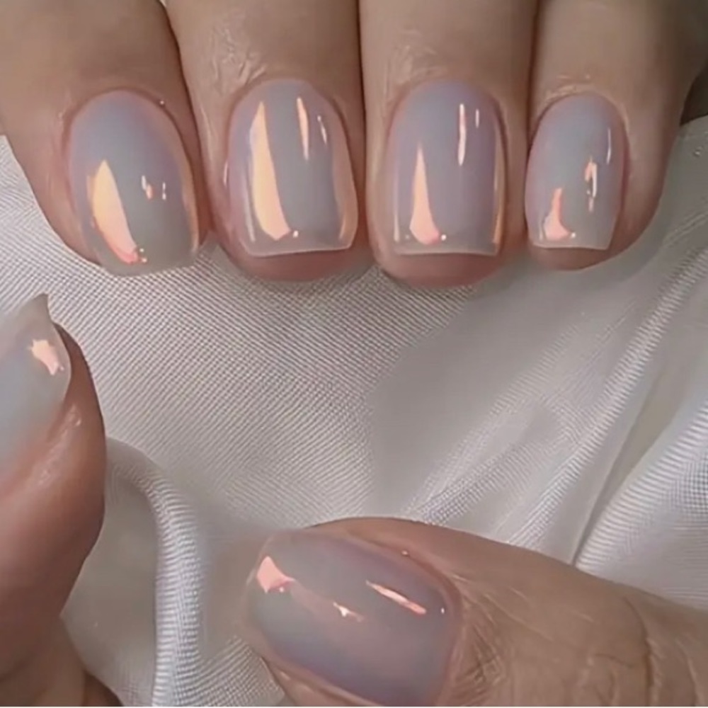 New Press on Nails Fake Fun & Fabulous Glue Pads & File Included